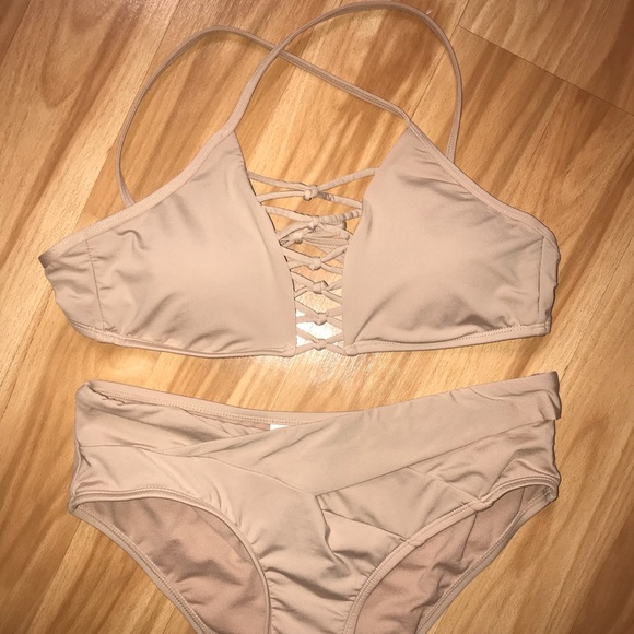 Kenneth Cole Other - Kenneth Cole Beige Bikini Like New two piece